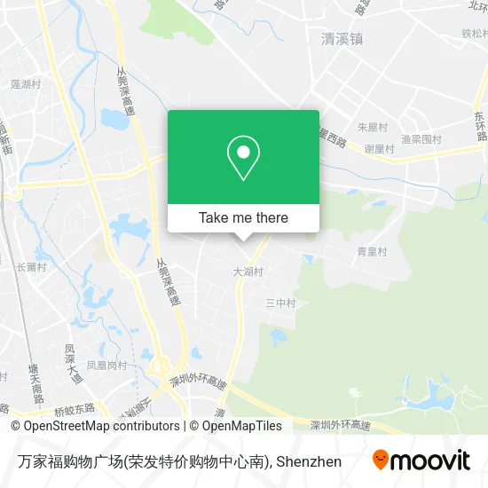 万家福购物广场(荣发特价购物中心南) map