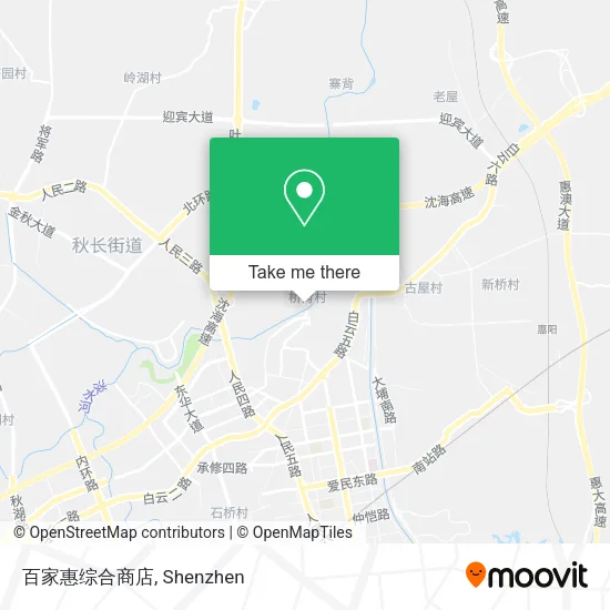 百家惠综合商店 map