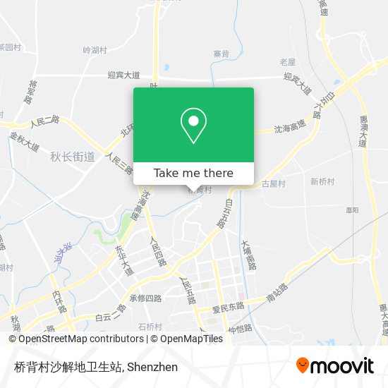 桥背村沙解地卫生站 map