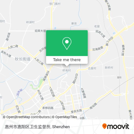 惠州市惠阳区卫生监督所 map