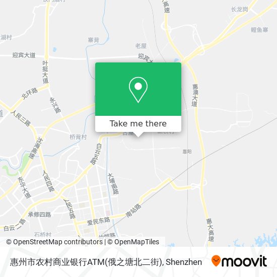 惠州市农村商业银行ATM(俄之塘北二街) map