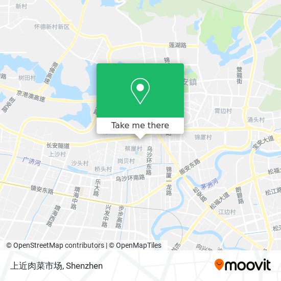 上近肉菜市场 map