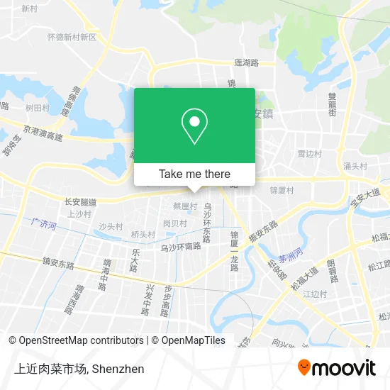 上近肉菜市场 map