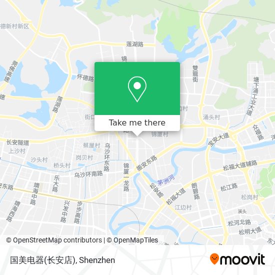 国美电器(长安店) map