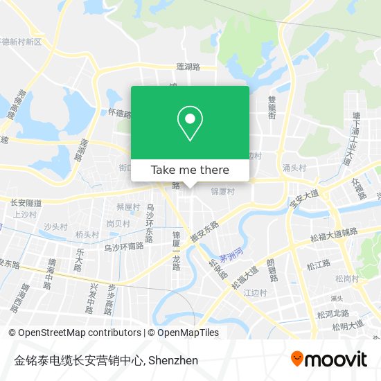 金铭泰电缆长安营销中心 map