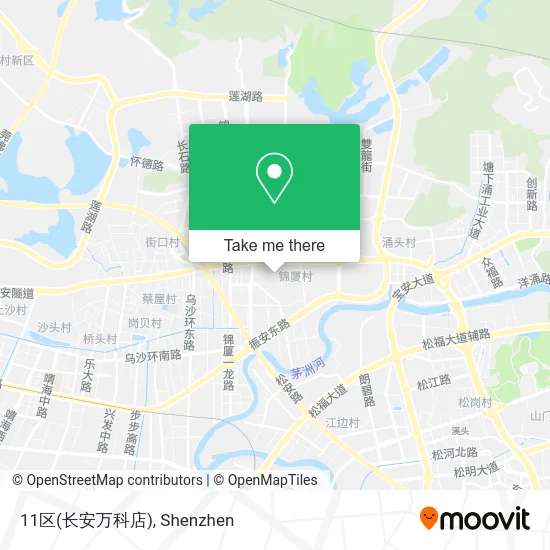11区(长安万科店) map