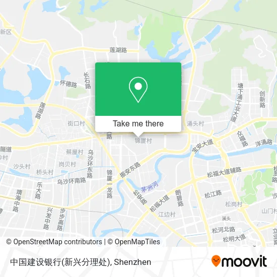 中国建设银行(新兴分理处) map
