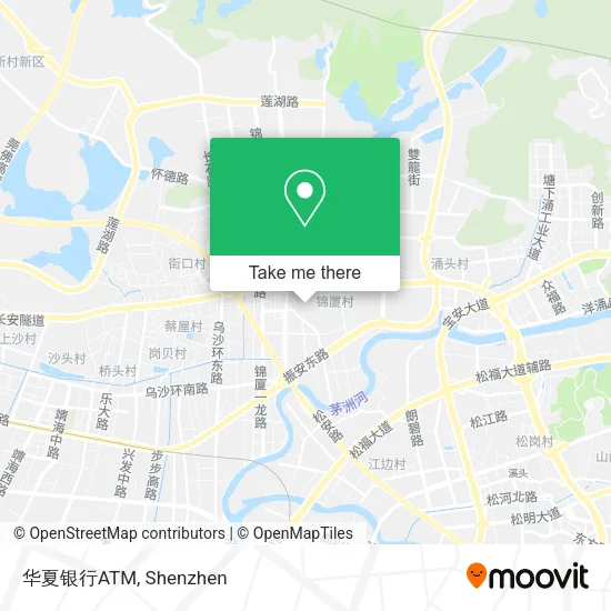 华夏银行ATM map