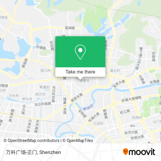 万科广场-正门 map