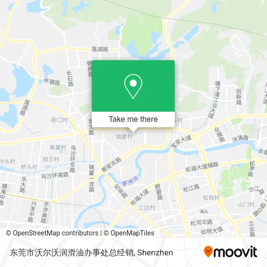 东莞市沃尔沃润滑油办事处总经销 map