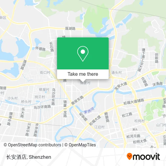 长安酒店 map