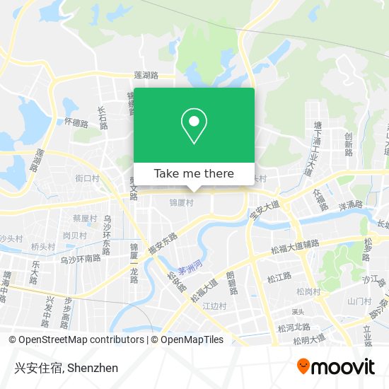兴安住宿 map