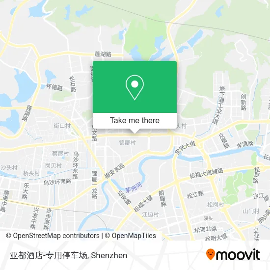 亚都酒店-专用停车场 map