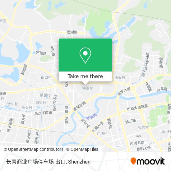 长青商业广场停车场-出口 map