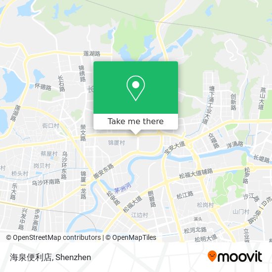 海泉便利店 map
