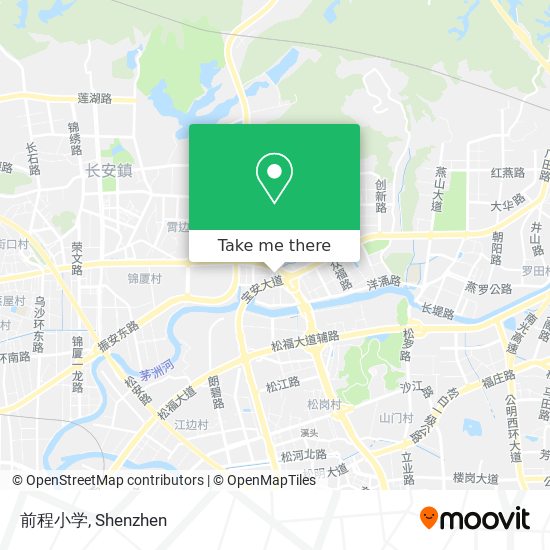 前程小学 map