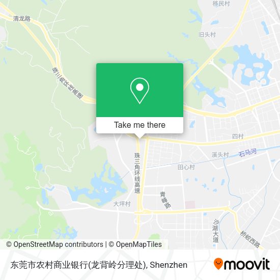 东莞市农村商业银行(龙背岭分理处) map