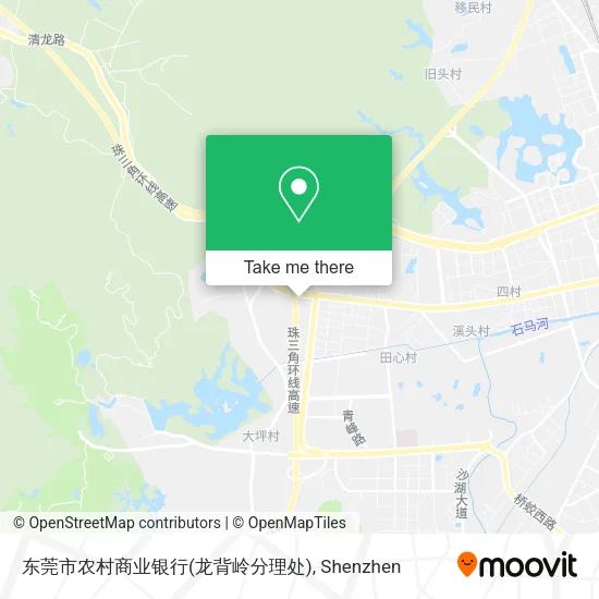 东莞市农村商业银行(龙背岭分理处) map