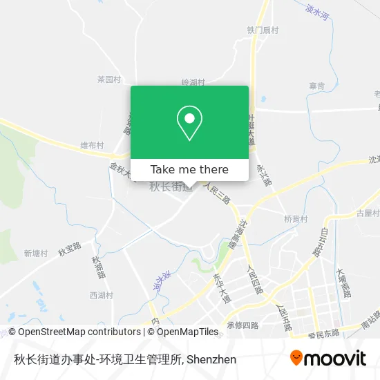 秋长街道办事处-环境卫生管理所 map