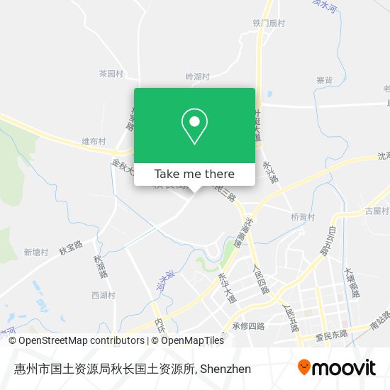 惠州市国土资源局秋长国土资源所 map