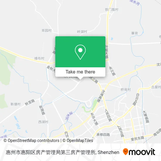 惠州市惠阳区房产管理局第三房产管理所 map