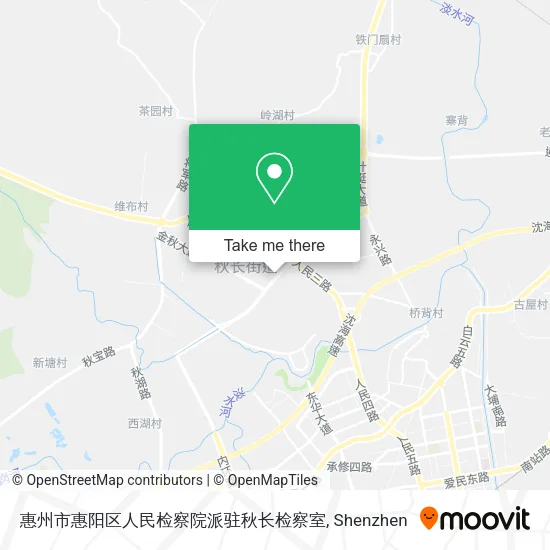 惠州市惠阳区人民检察院派驻秋长检察室 map