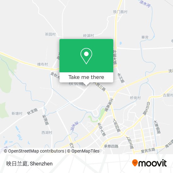 映日兰庭 map