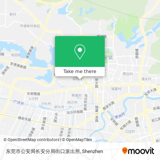 东莞市公安局长安分局街口派出所 map