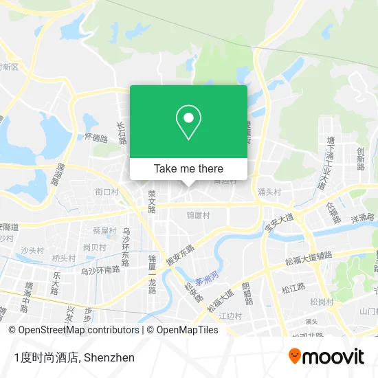 1度时尚酒店 map