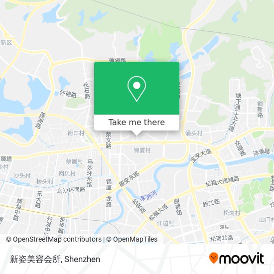 新姿美容会所 map