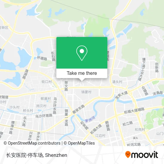 长安医院-停车场 map
