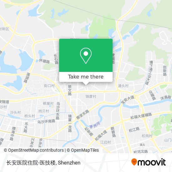 长安医院住院-医技楼 map