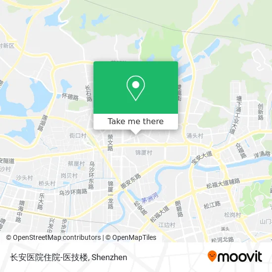 长安医院住院-医技楼 map