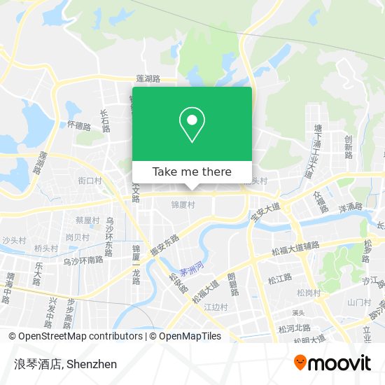 浪琴酒店 map