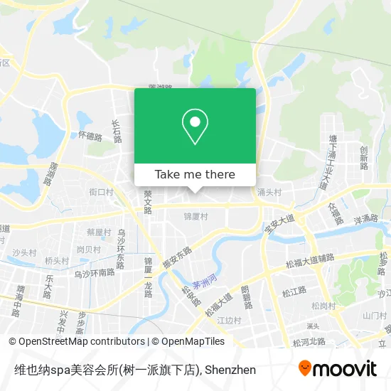 维也纳spa美容会所(树一派旗下店) map