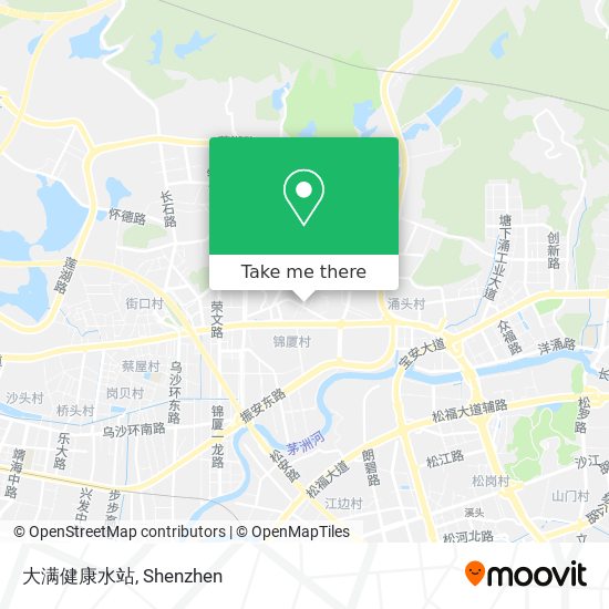 大满健康水站 map