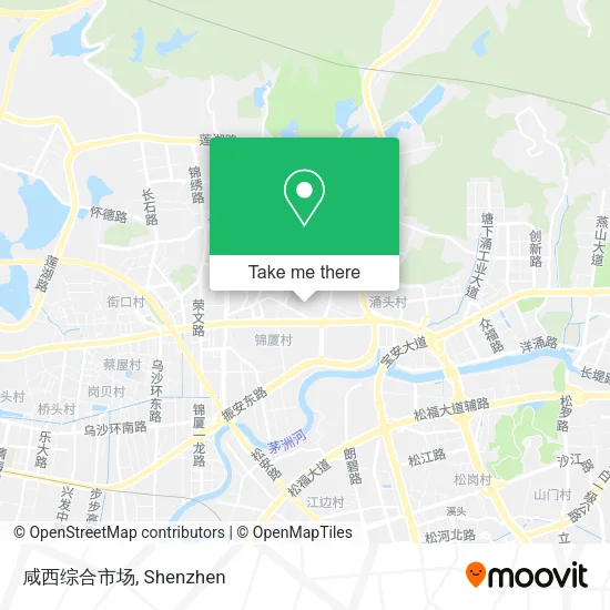 咸西综合市场 map