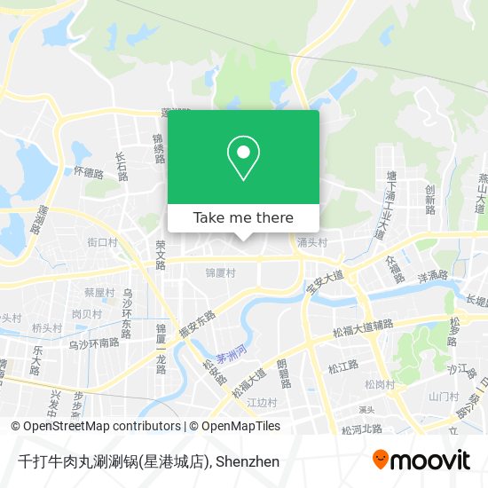 千打牛肉丸涮涮锅(星港城店) map