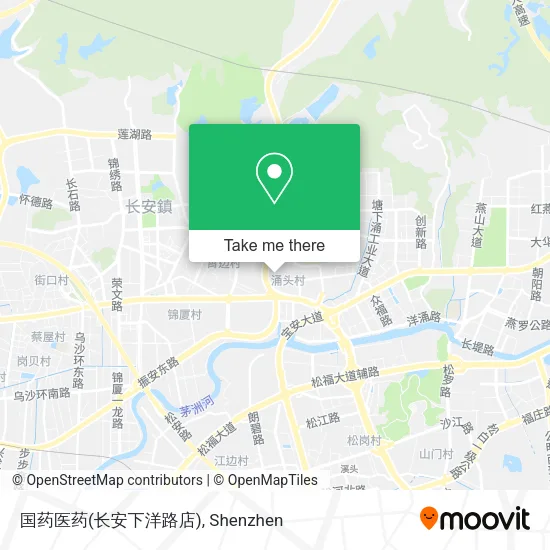 国药医药(长安下洋路店) map