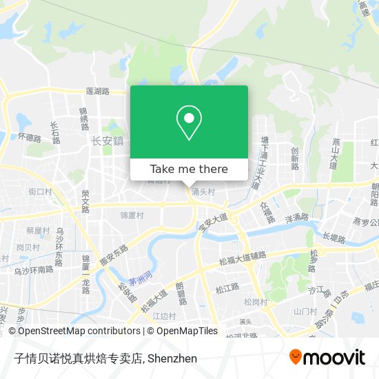 子情贝诺悦真烘焙专卖店 map