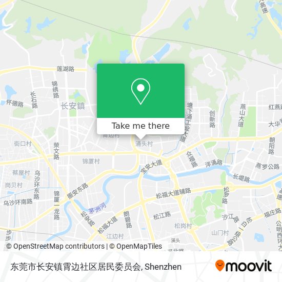 东莞市长安镇霄边社区居民委员会 map