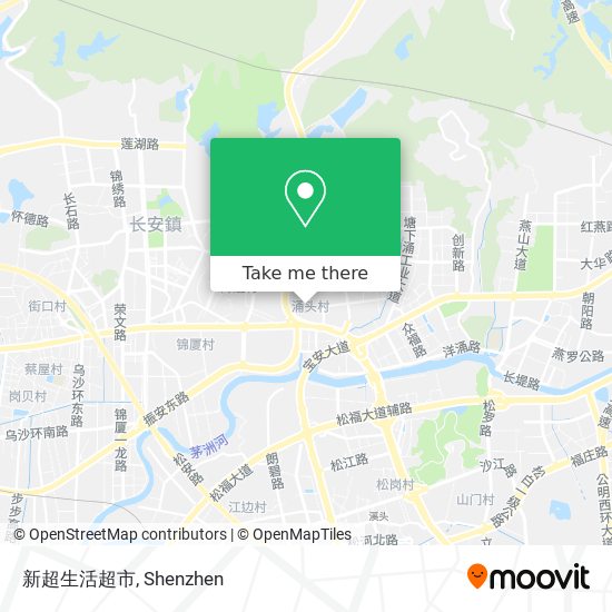 新超生活超市 map