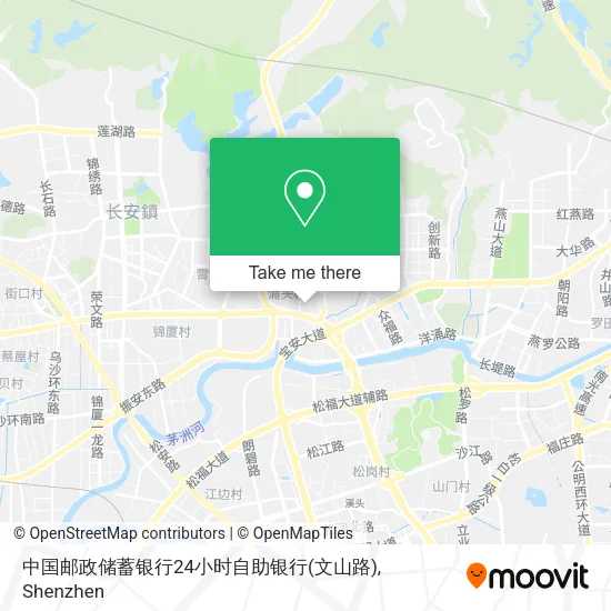 中国邮政储蓄银行24小时自助银行(文山路) map