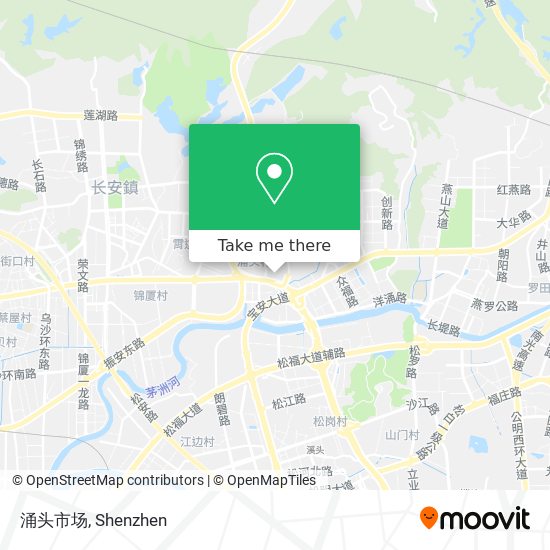 涌头市场 map