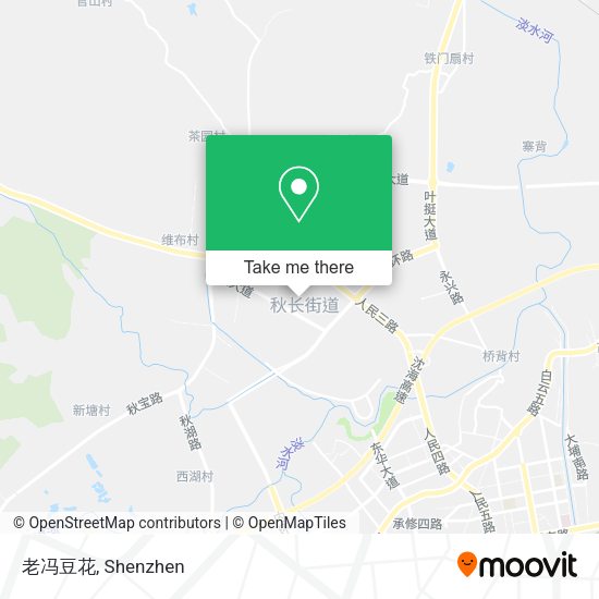 老冯豆花 map