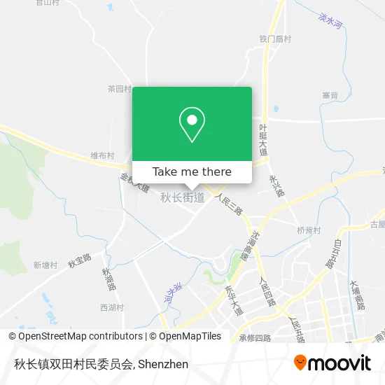 秋长镇双田村民委员会 map
