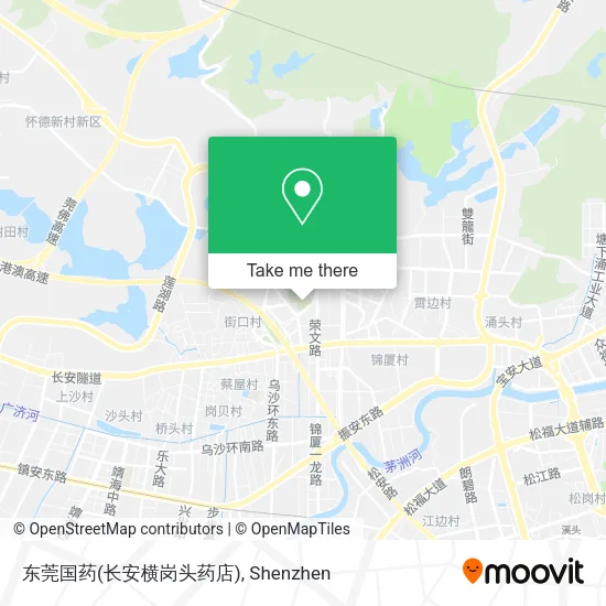 东莞国药(长安横岗头药店) map