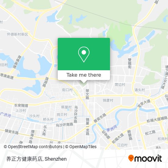 养正方健康药店 map
