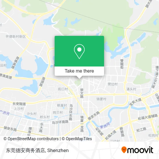 东莞德安商务酒店 map