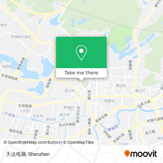 天达电脑 map